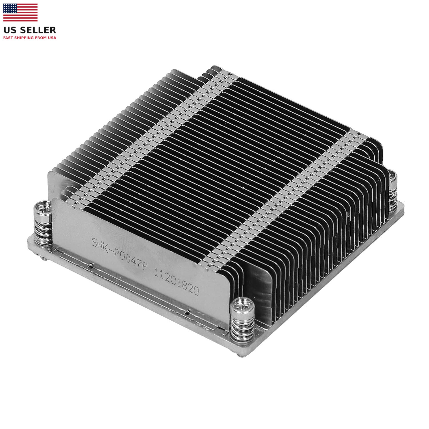 753 1U Passive Heatsink CPU Cooler,Snk-P0047P 1U CPU Heat Sink Heat-Dissipating