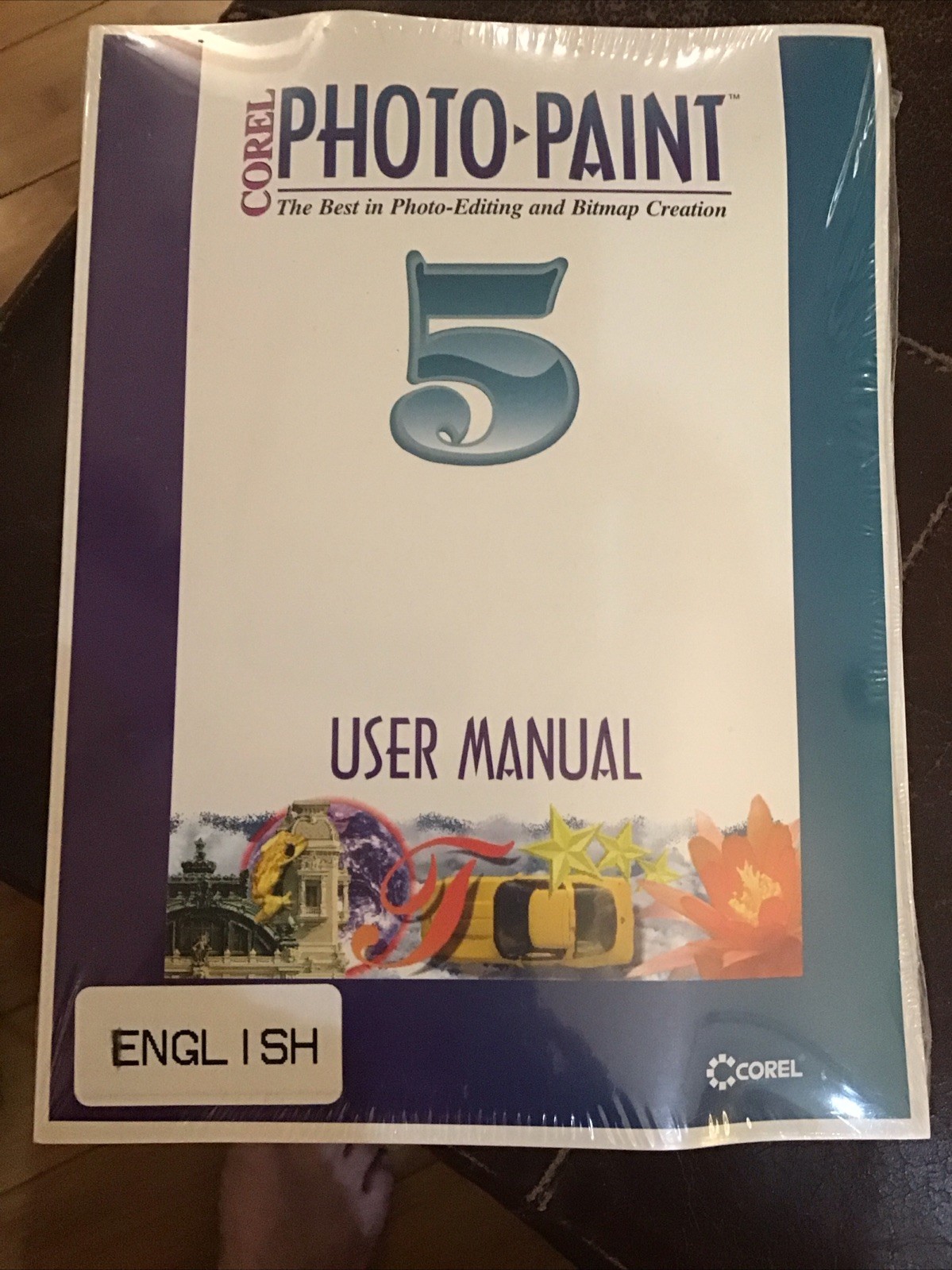 Vintage 1994 Original Corel Photo-Paint 5 User Manual Sealed Software Included