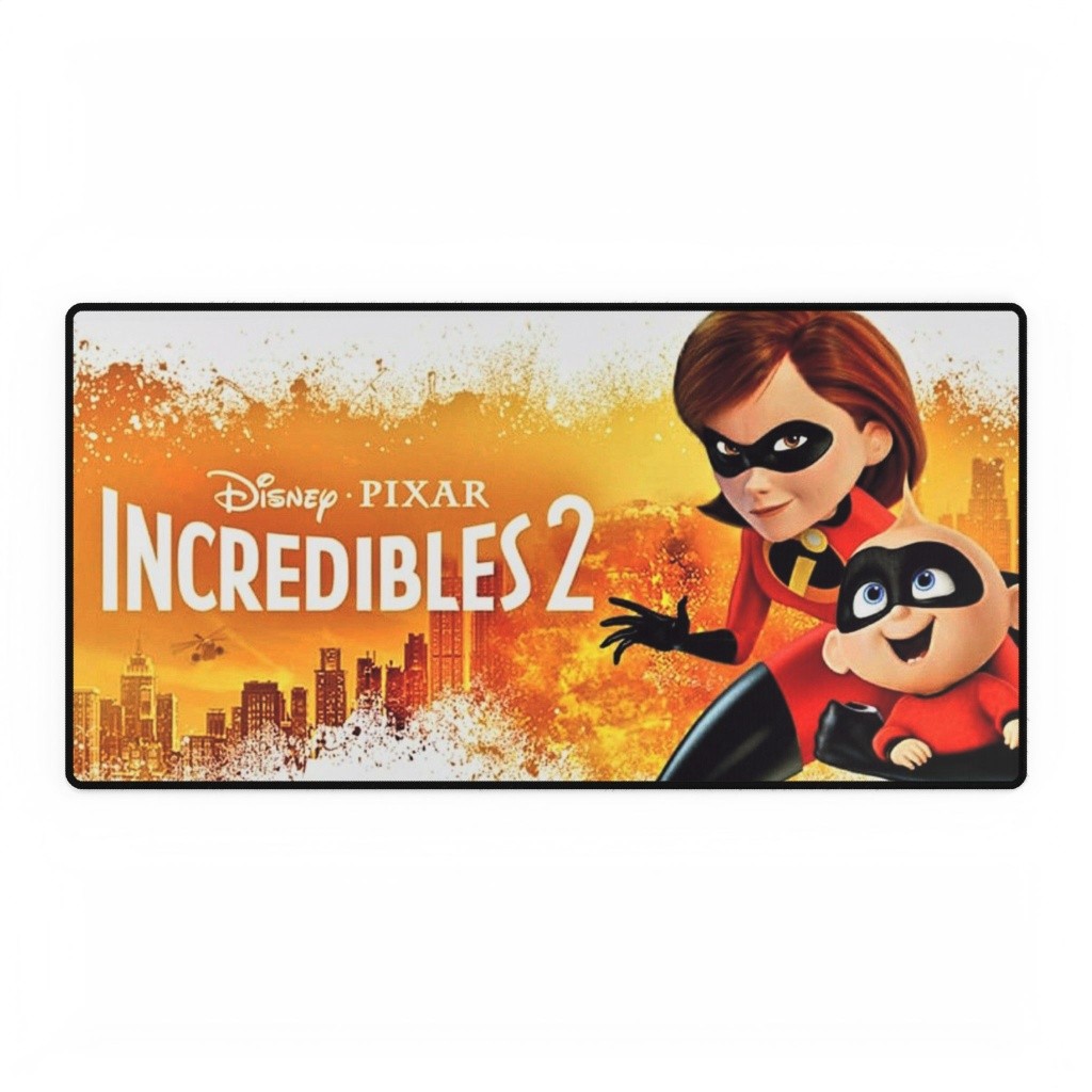 Disney Pixar Incredibles 2 Classic Animated Superhero Art Mouse Pad Desk Mats