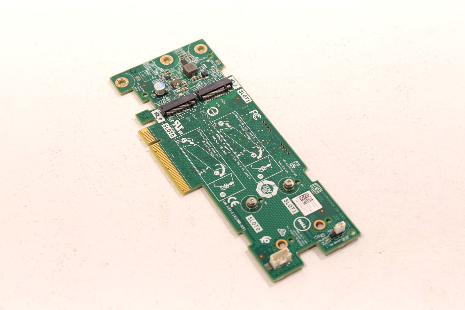 Dell Boss 2x M.2 SSD PCIe Network Adapter W/O Profile Dell P/N: 0M7W47 Tested