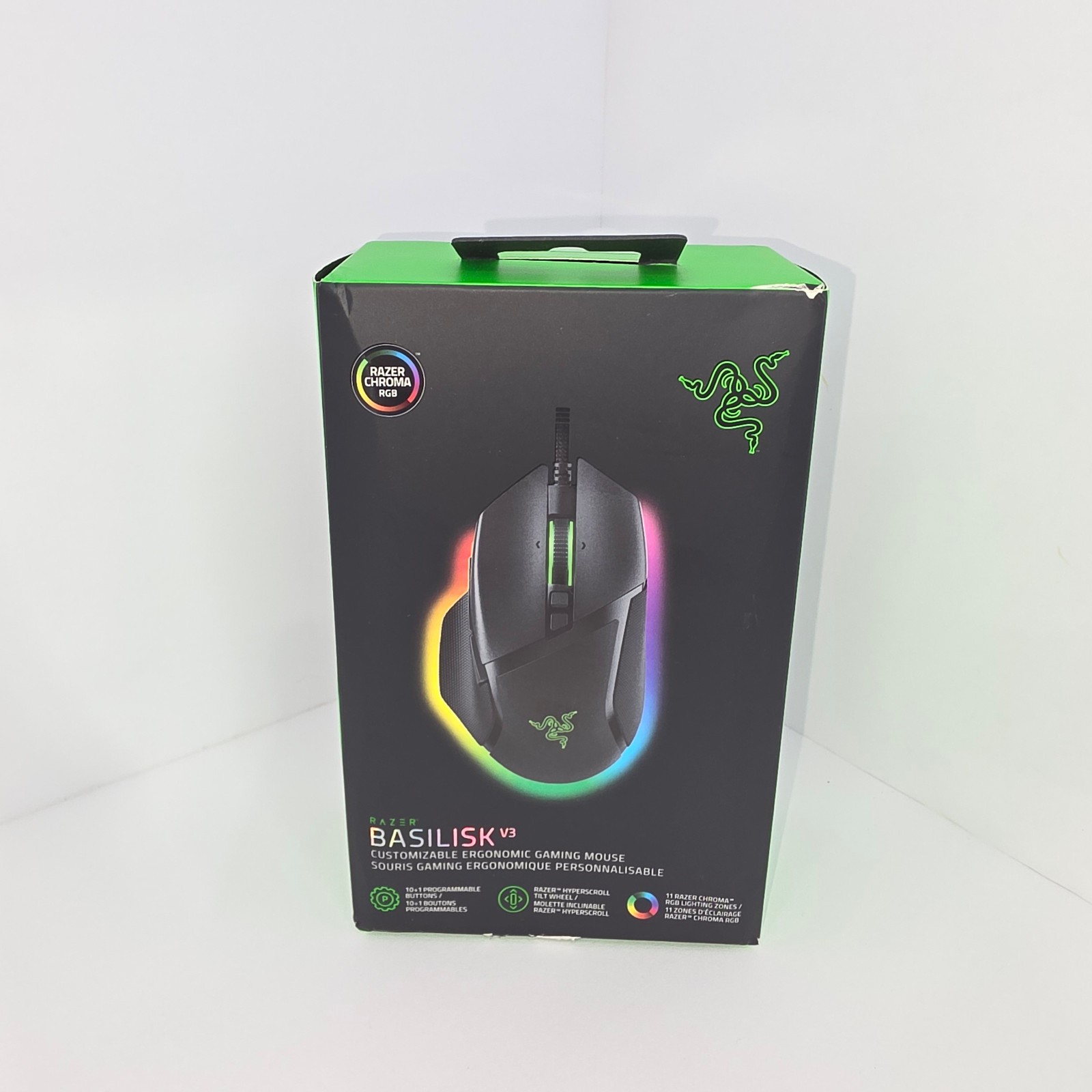 Razer Basilisk V3 Customizable Ergonomic Gaming Mouse (Open Box)