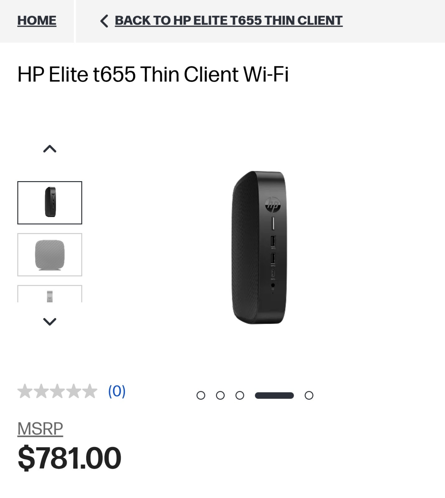 HP Elite t655 Mini PC Thin Client AMD Ryzen BRAND NEW OPEN BOX