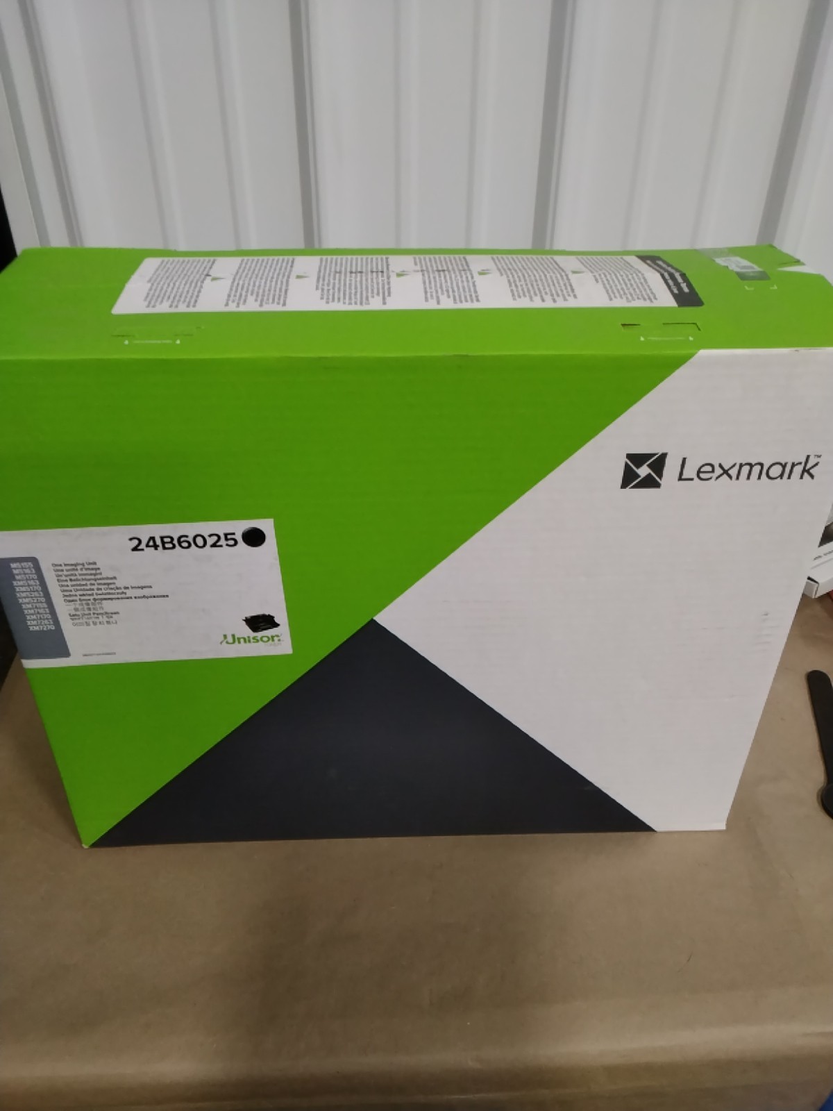 GENUINE Lexmark 24B6025 Black Imaging Unit M5155 M5170 XM5163 New Sealed