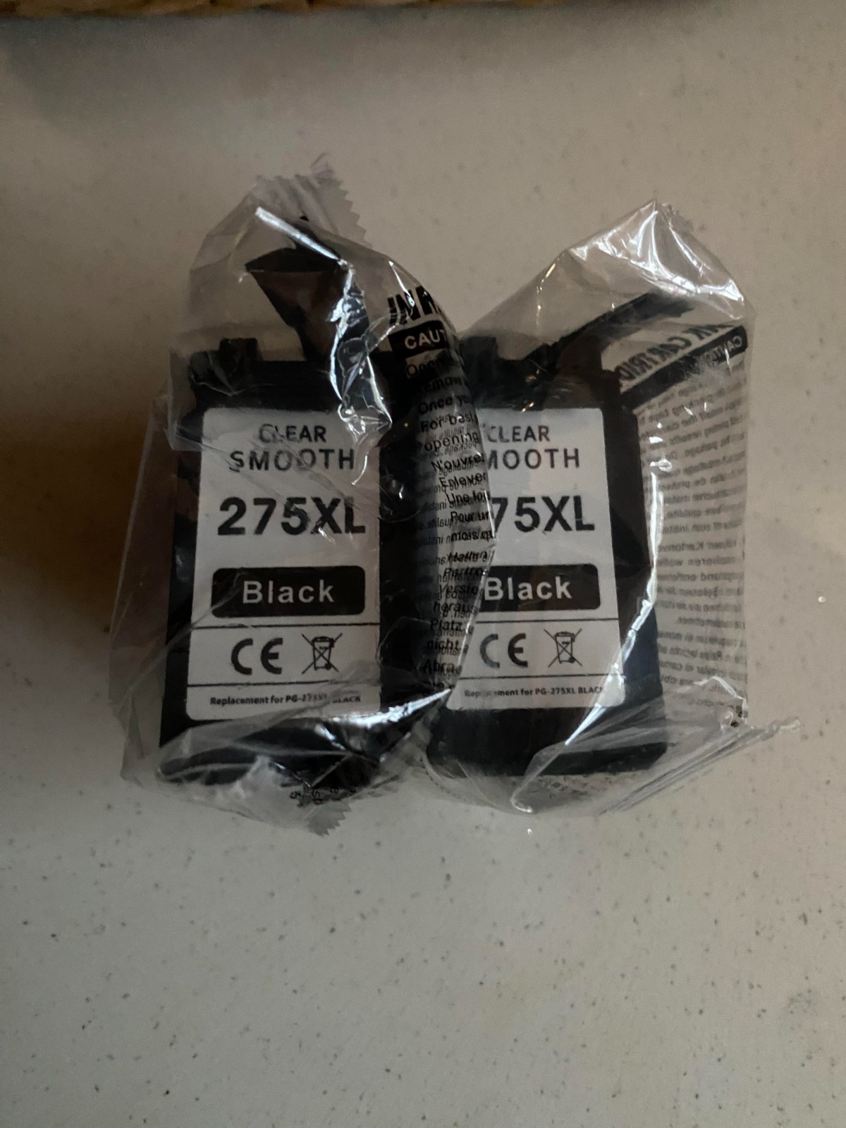 PG-275XL Black Ink Cartridges for Canon Pixma TS3522 TR4720 TS3500 Print 2pack