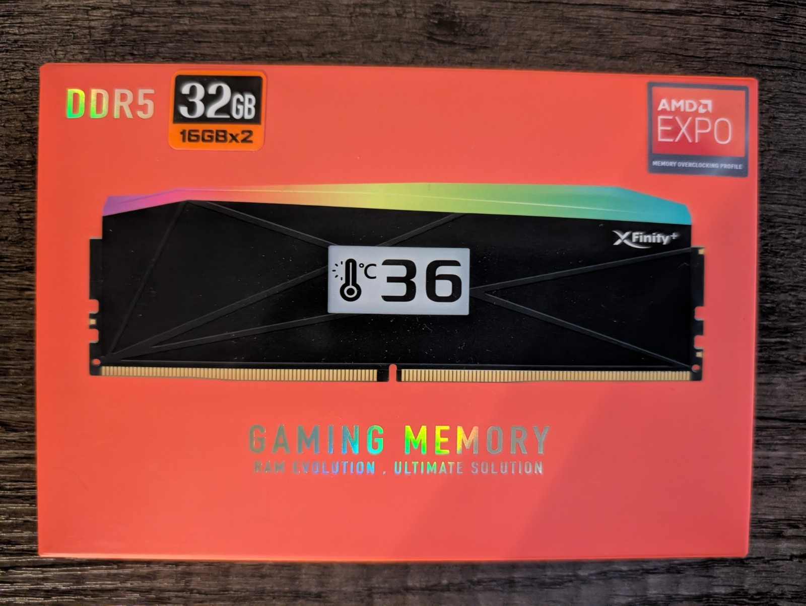 V-COLOR OLED XFinity+ RGB - DDR5 8000MHz - 32GB (2x16) - OTMXFAL1680840KWK