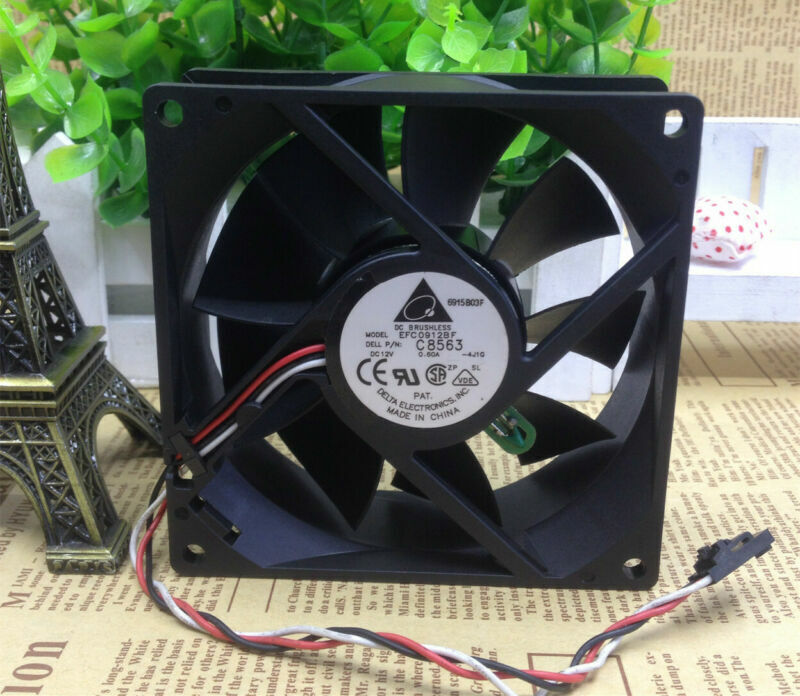 For Dell PowerEdge T100 T110 Fan Chassis Fan FAN N790P EFC0912BF 12V 0.60A