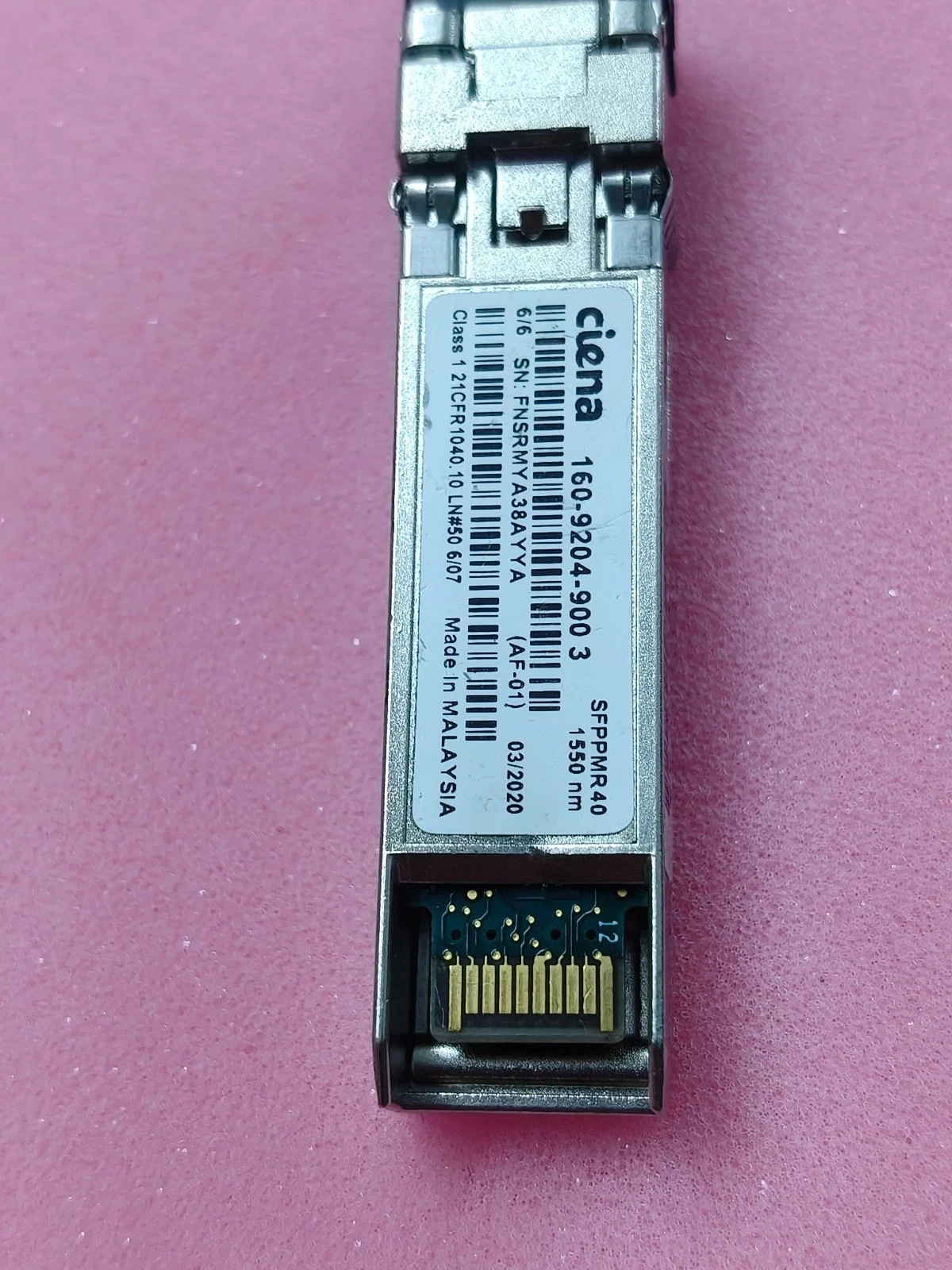 Ciena 160-9204-900 SFP+ 10G MultiRate 40km 1550nm Non-China counterfeits