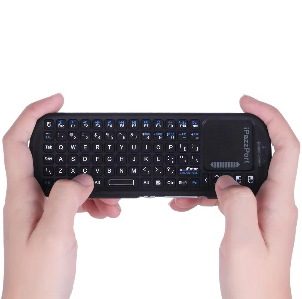 iPazzPort Mini Bluetooth & 2.4GHz Keyboard Touchpad for PC/TV/Tablet/Raspberry