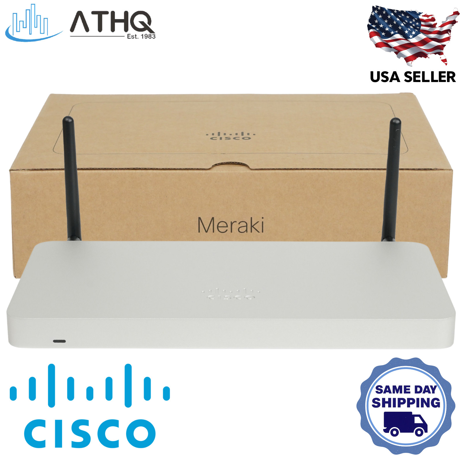 Cisco Meraki MX67-HW Router Security Appliance Cloud Managed Firewall Unclaimed