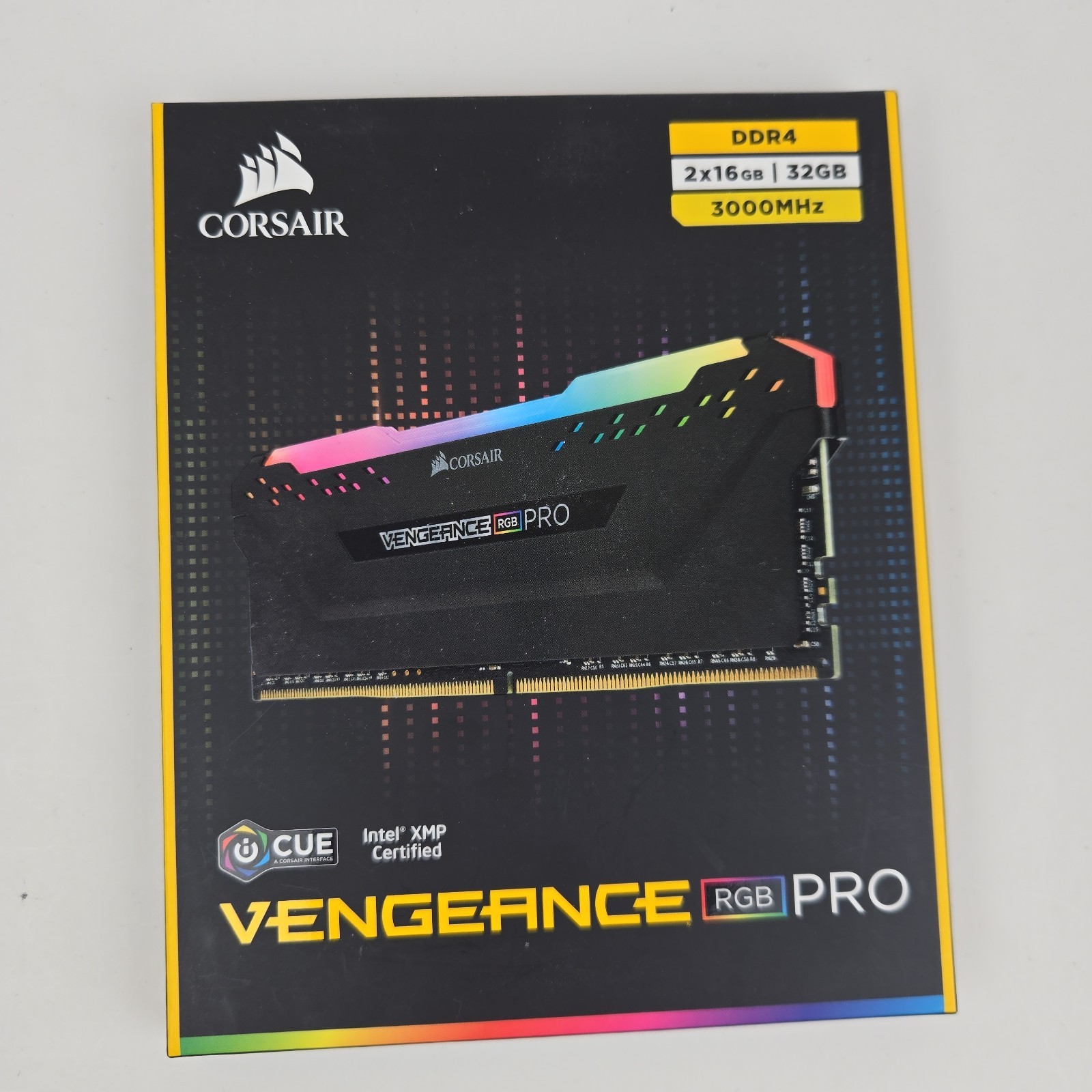Corsair Vengeance RGB Pro 32GB (2x16GB) DDR4 RAM 3000MHz (CMW32GX4M2D3000C16)