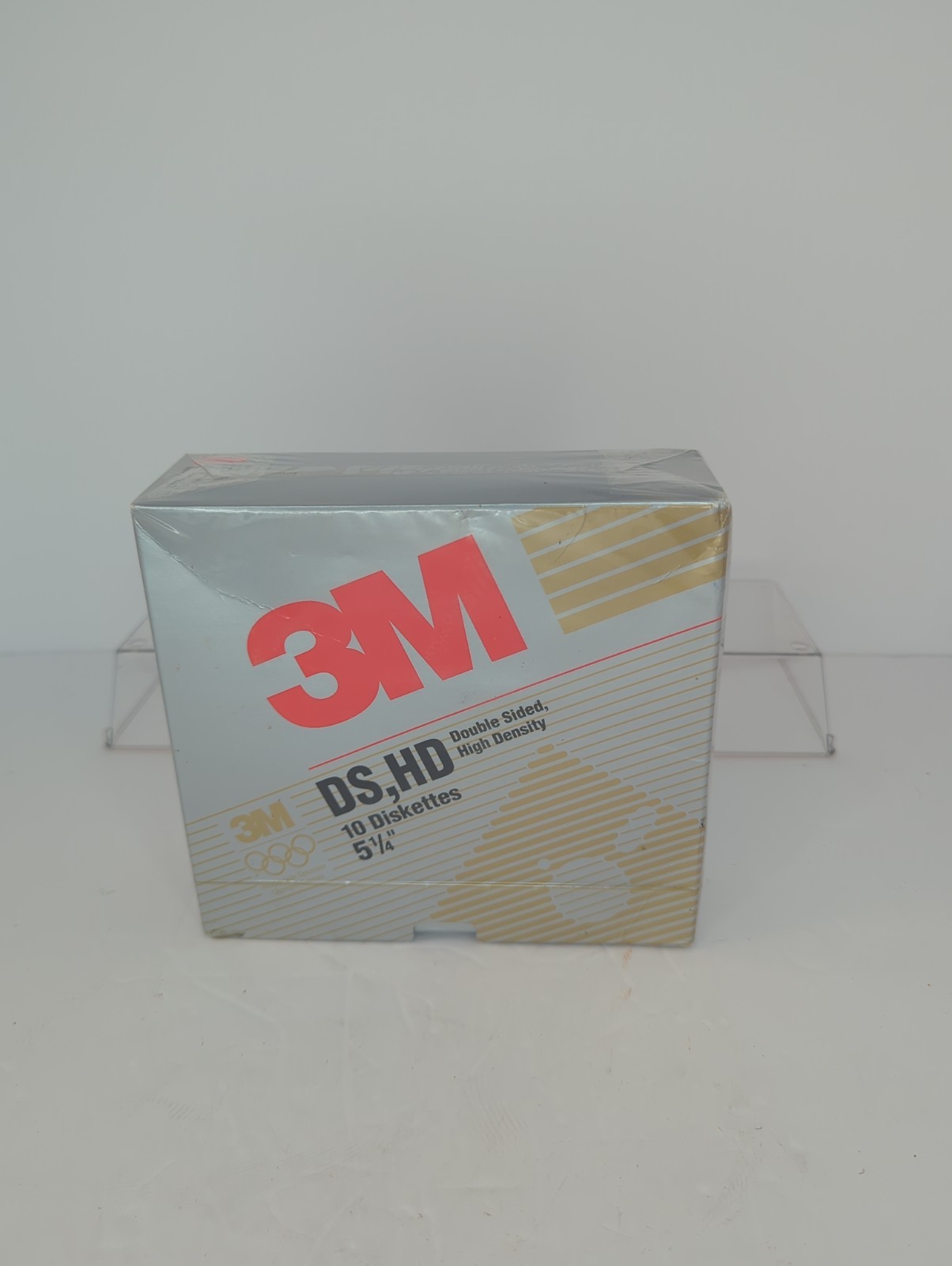 Vintage 1991 3M DS/HD 5¼" High Density Floppy Diskettes – Factory Sealed Box of