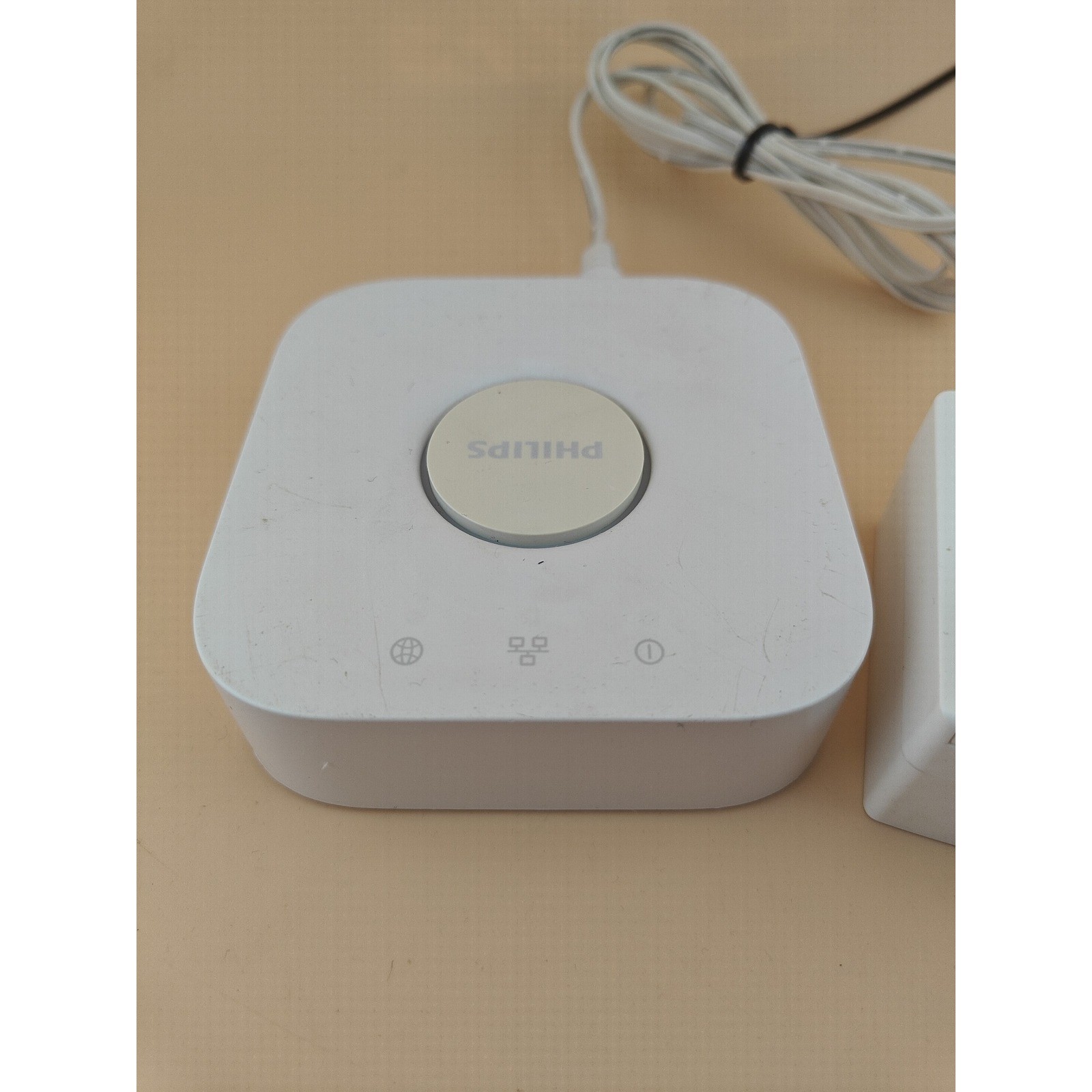 Philips Hue Bridge 2.1 Smart Lighting Hub Model 3241312018A with Power Supply