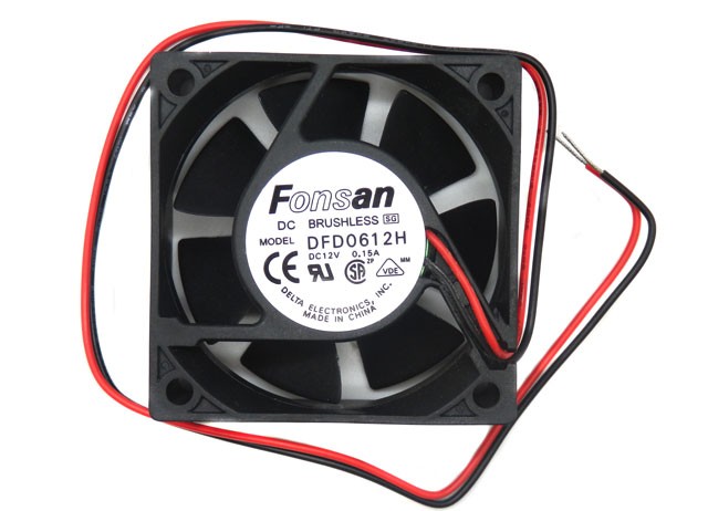 Fonsan / Delta Electronics DFD0612H DC 12V 60mm 0.15A Brushless Fan
