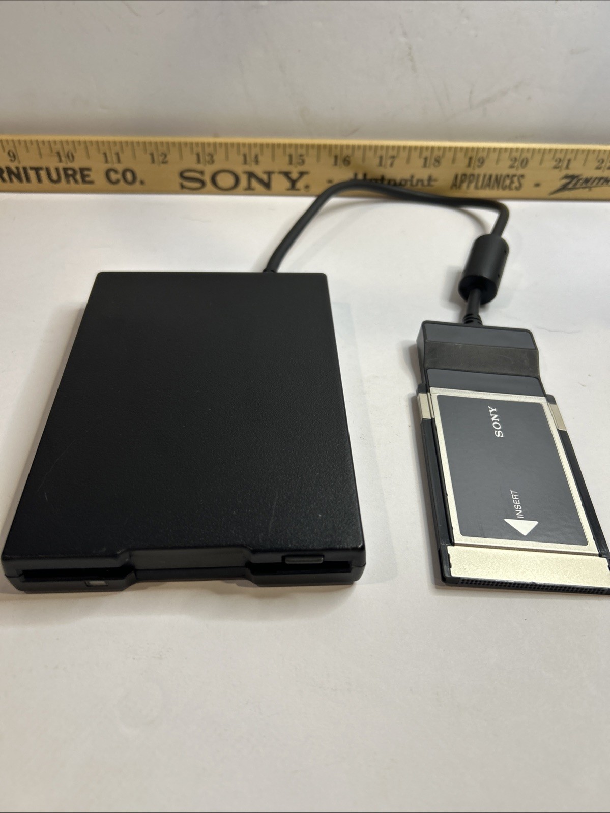 Sony FA-P1 External Floppy Disk Drive With PCMCIA Adapter