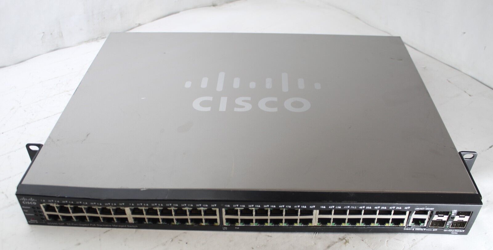 Cisco SG500-52P-K9 V03 52-Port PoE Gigabit Managed Switch