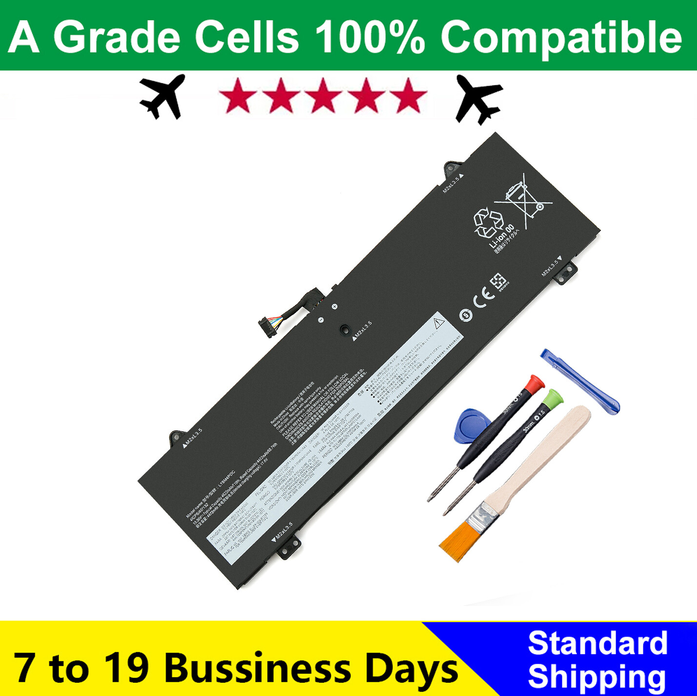 L19M4PDC L19L4PDC L19C4PDC Battery For Lenovo Ideapad Yoga 7-14ITL5 7-15ITL5