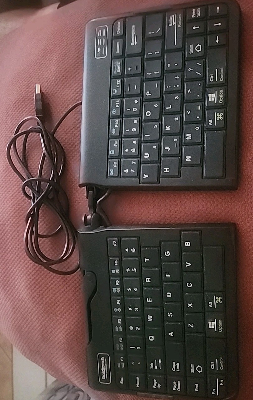 Goldtouch SK-2721 Adjustable MAC/PC Ergonomic Foldable Mobile Wired Keyboard