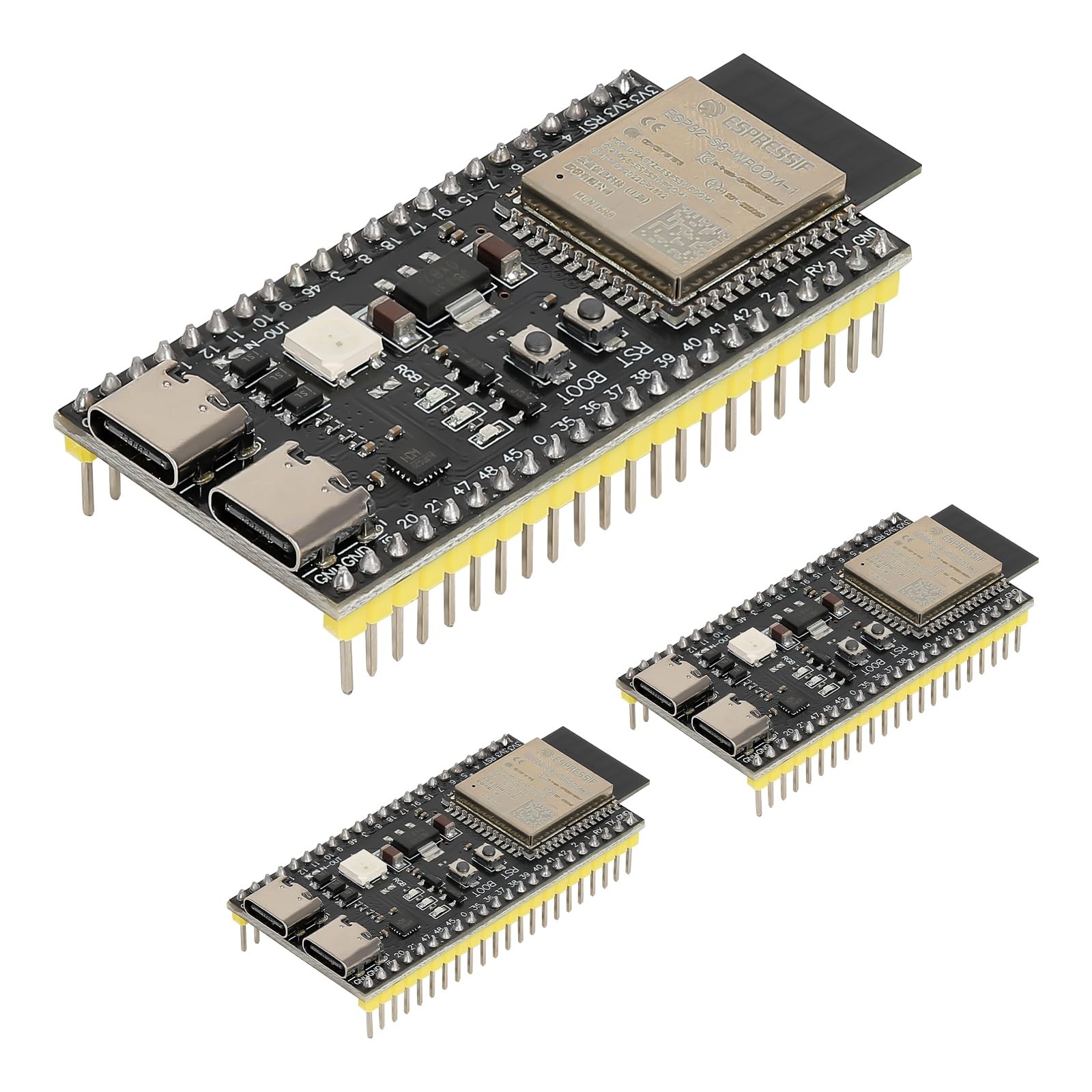 3 PCS ESP32S3DevKitC1N16R8 ESP32 S3 Development Board MCU WiFi Module