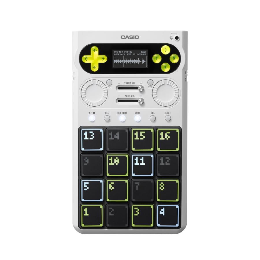 Casio SXC-1 Portable Sampler 64GB 16 Pads Beat Sync USB-C Power SK-1 MT-40