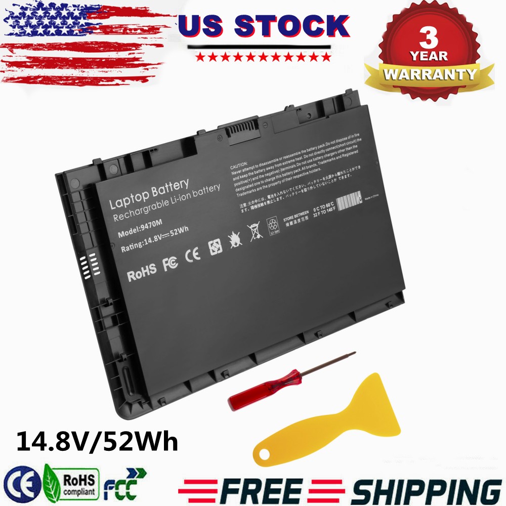 ✅LOT 30x Battery BT04XL For HP EliteBook Folio 9470M 9480M HSTNN-DB3Z 682962-001