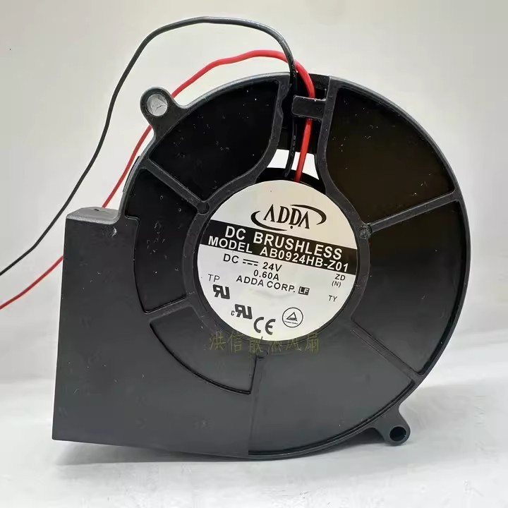1PCS ADDA 9733 AB0924HB-Z01 DC24V 0.60A Turbo Variable Frequency Drive Blower Fa