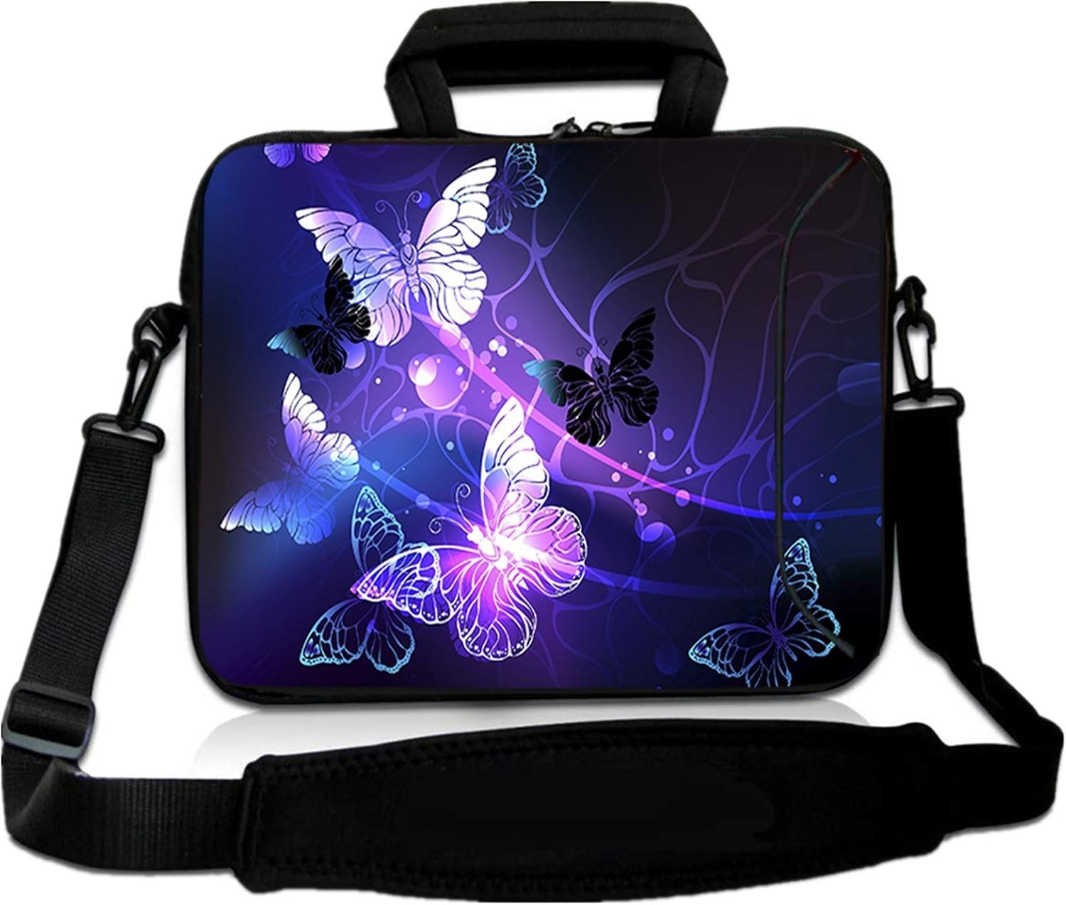 14 15 15.4 15.6 inch Laptop Shoulder Bag Notebook Handle Sleeve Neoprene Soft Ca