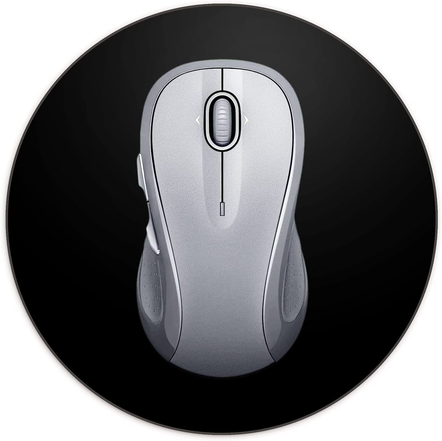 Mini round Mouse Pad 6 X 6 Inch, Small Mouse Mat Non-Slip Rubber Base for Laptop