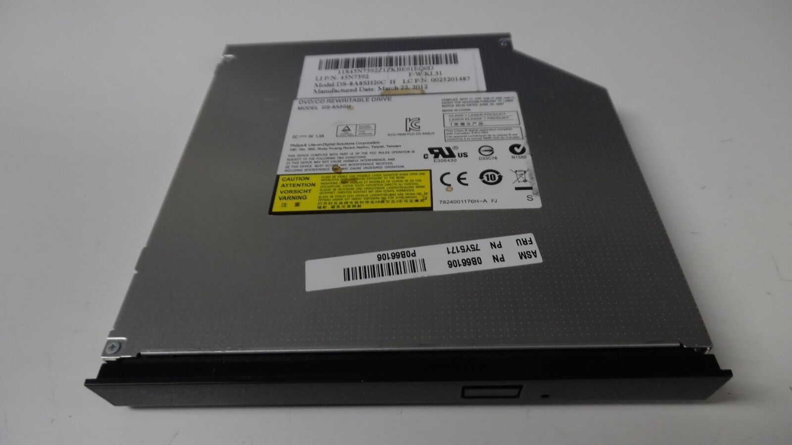Genuine Dell Inspiron 5040 - CD/DVD±RW Internal Optical Drive - DS-8A8SH