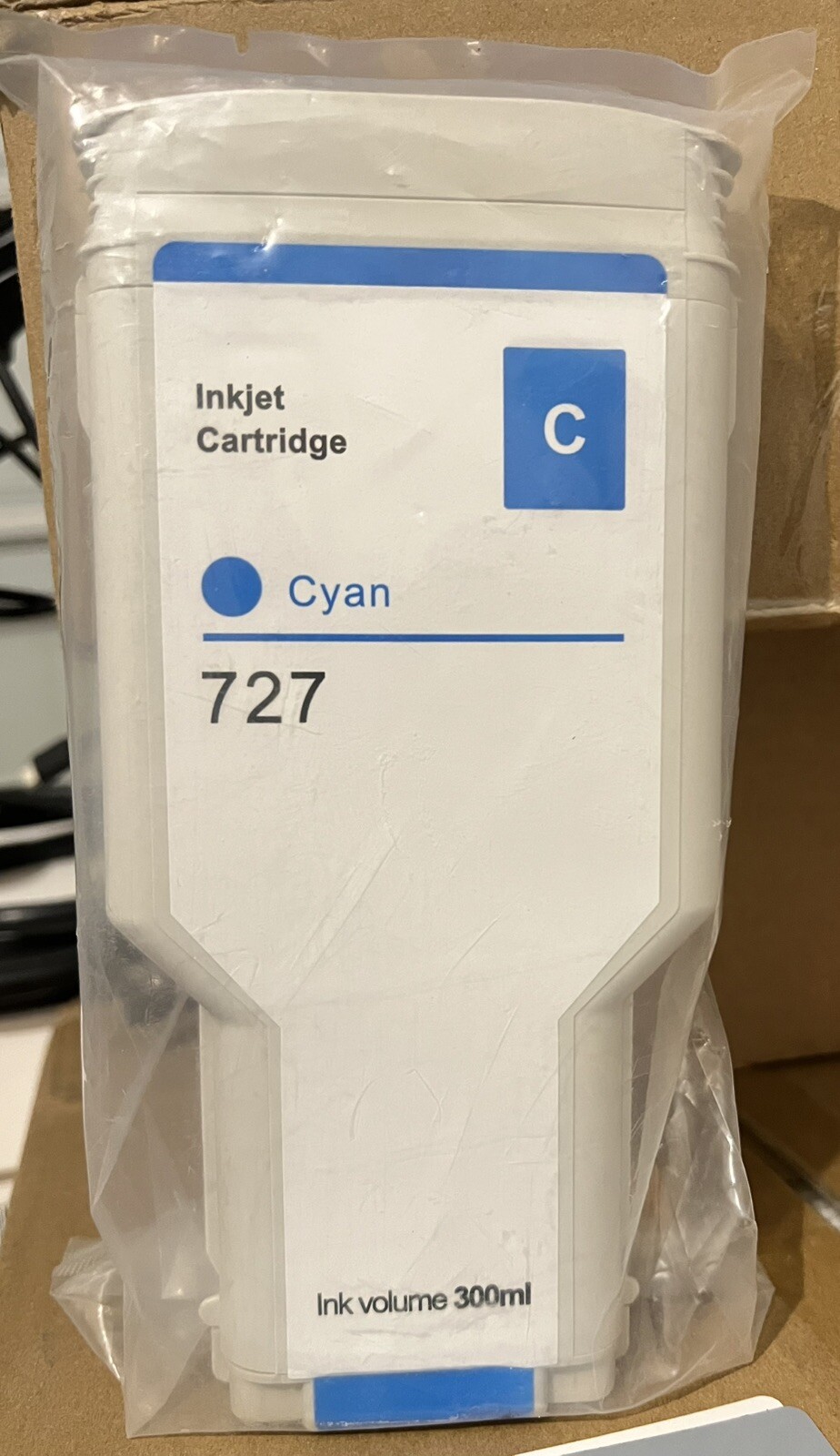 Inkjet Cartridge Cyan 727 Blue 300ml - Sealed