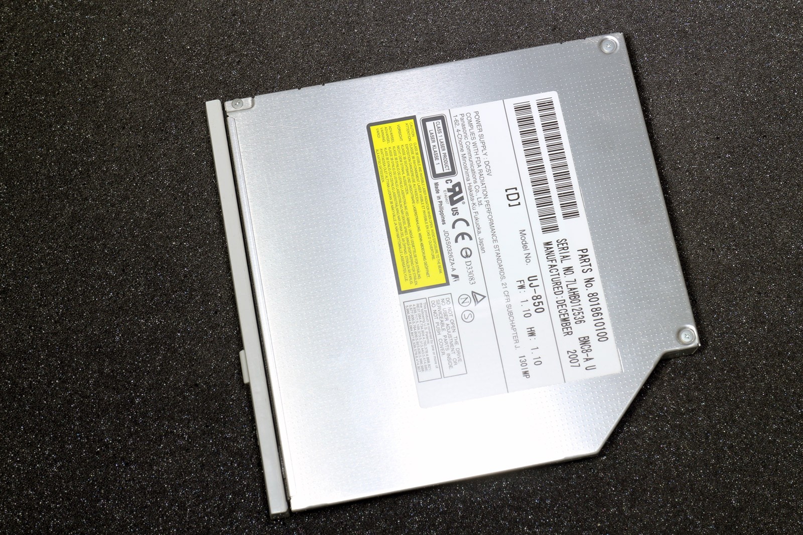Panasonic UJ-850 Beige DVD-RW Disk Drive 8018610100