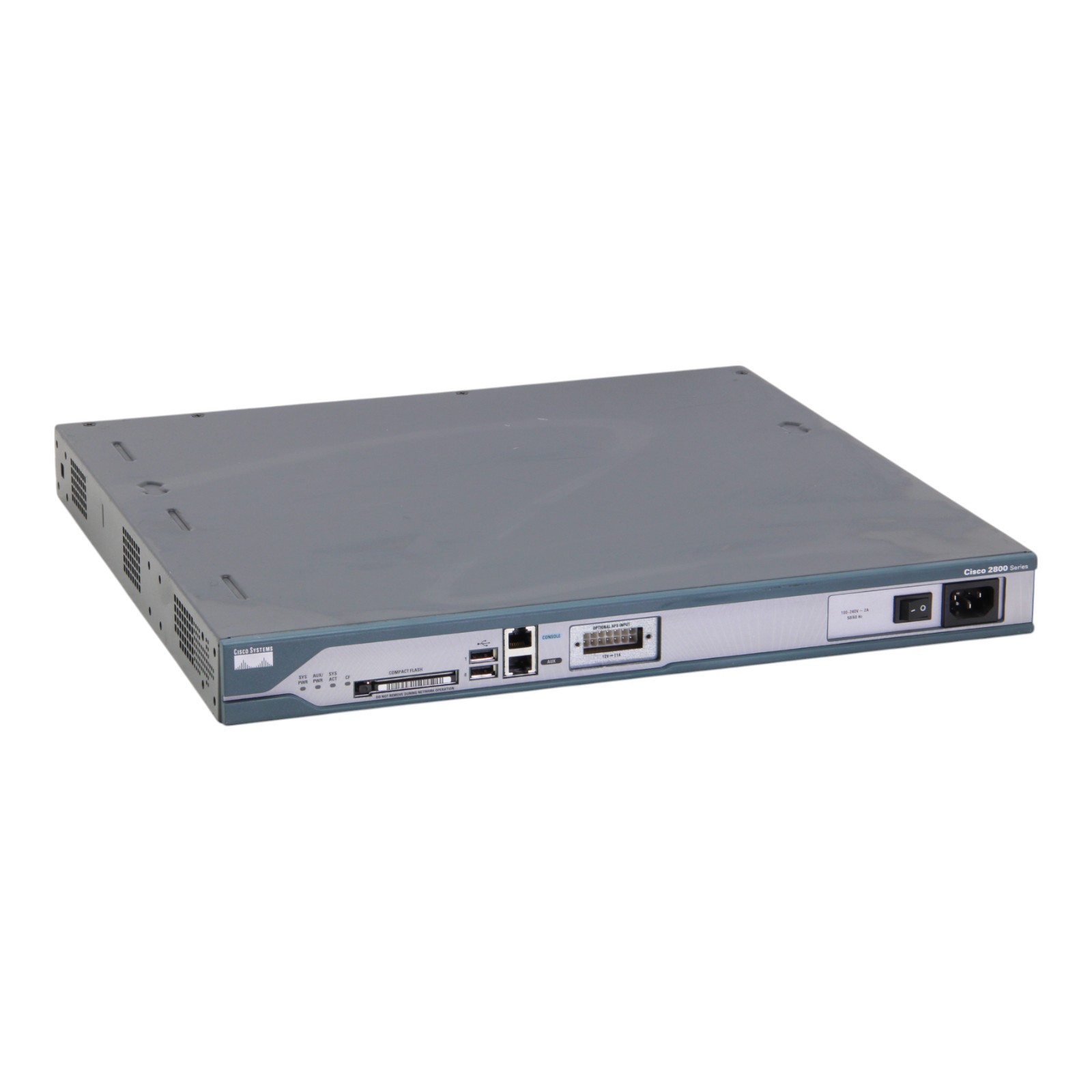 Cisco 2811 800-21849-02 2-Port RJ-45 4x HWIC 1x NME Integrated Services Router
