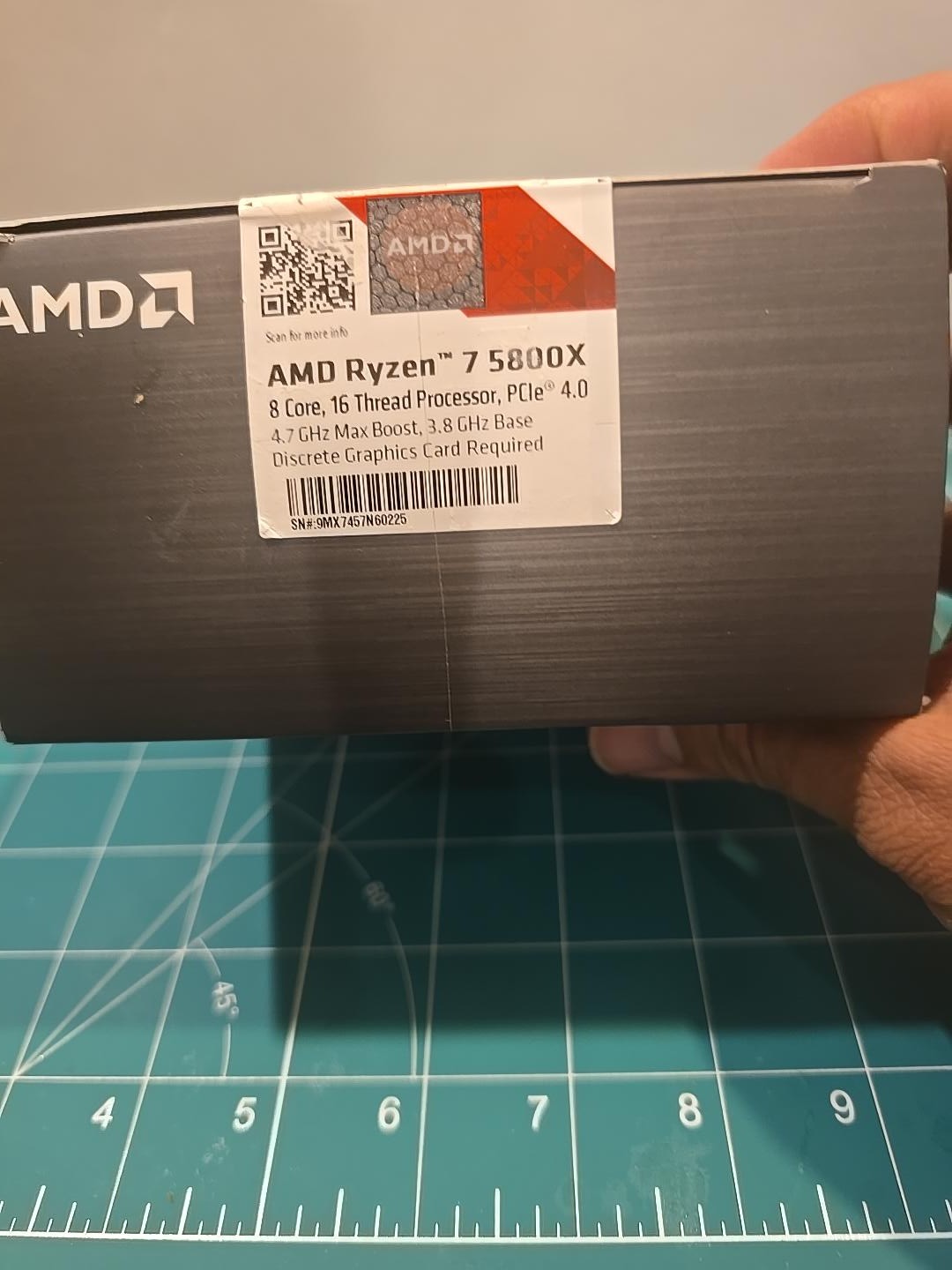 AMD Ryzen 7 5800X 8-Core 16-Thread 3.8GHZ/4.7GHZ