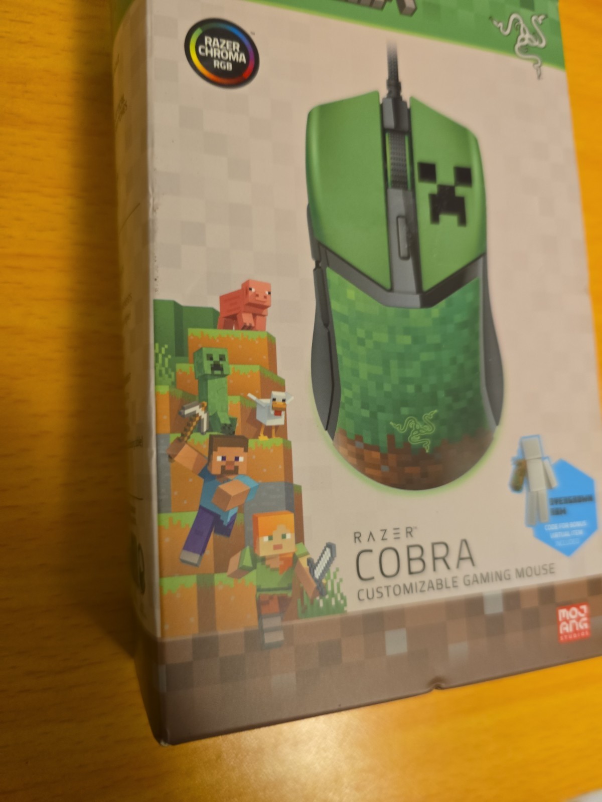 Razer Cobra Wired Gaming Mouse Minecraft