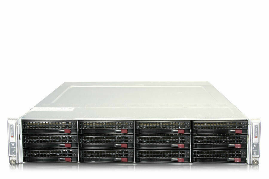 Supermicro SuperServer 6028TR-DTR 2-Node Server X10DRT-H 4x E5-2695v3 128GB Ram