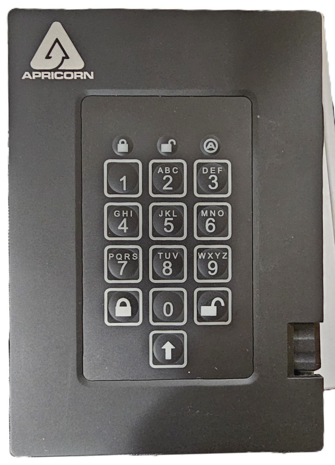 Apricorn Aegis Fortress 500GB Secure Portable Drive (A25-3PL256-500F) OPEN BOX