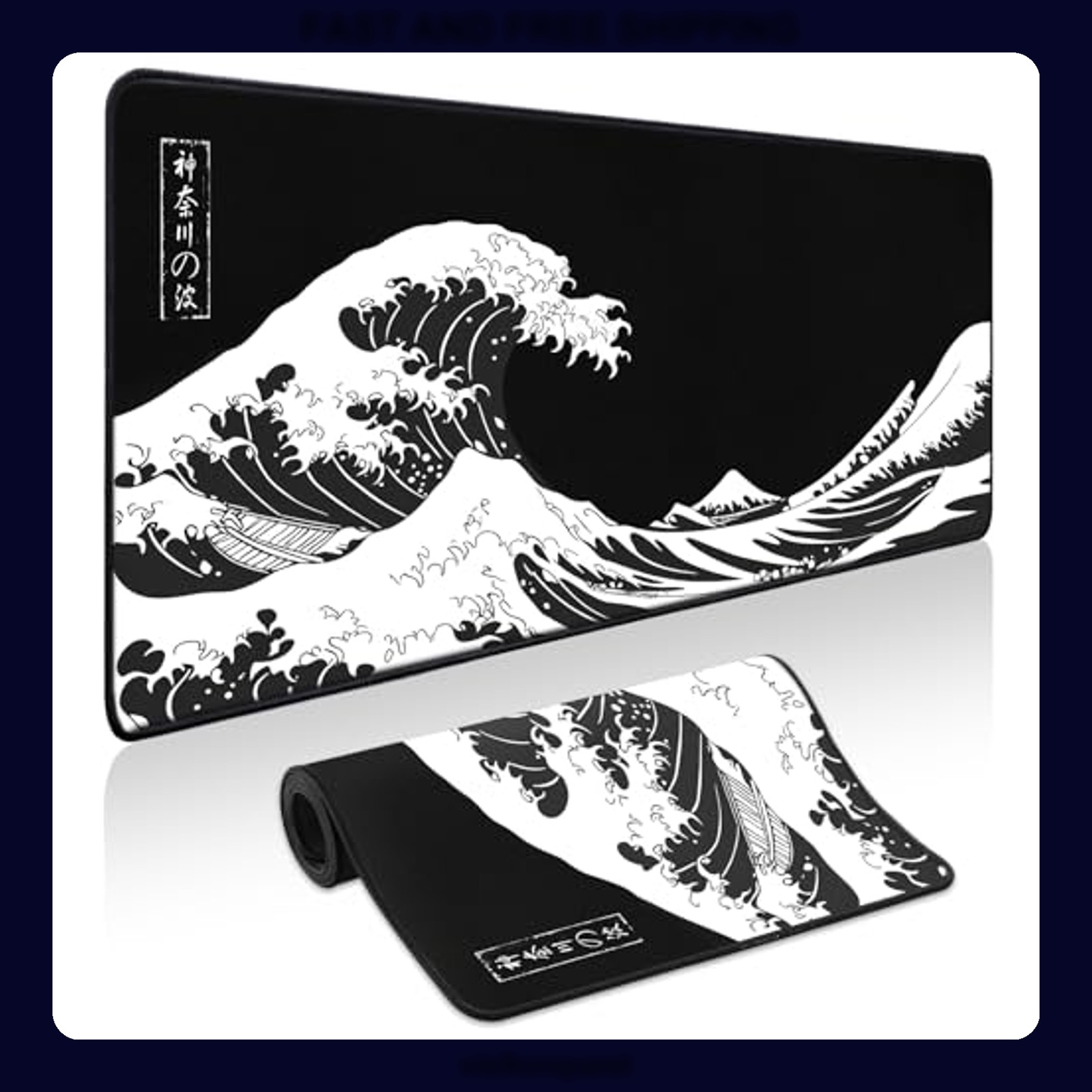 Large Gaming Mouse Pad Desk Mat 31.5 x 11.8 inches Non-Slip Rubber Base