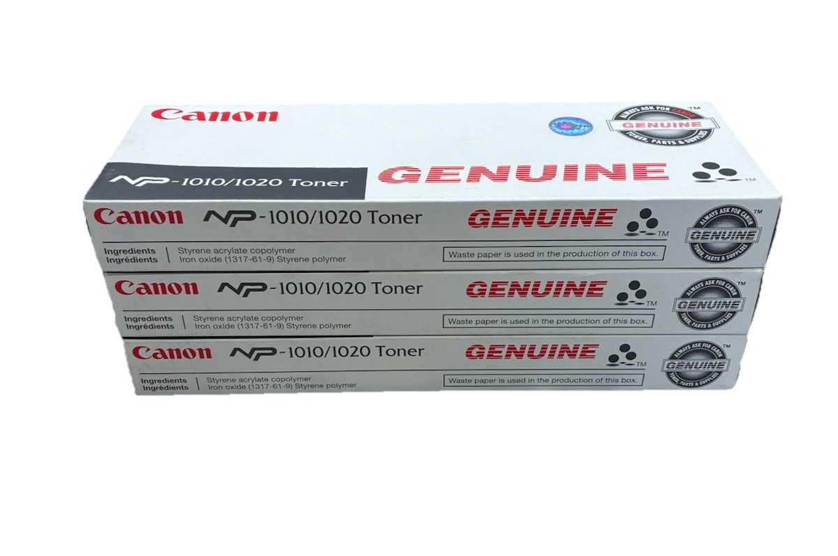 New Canon NP-1010/1020 Black Toner Cartridge  New Sealed Quantity Of 3