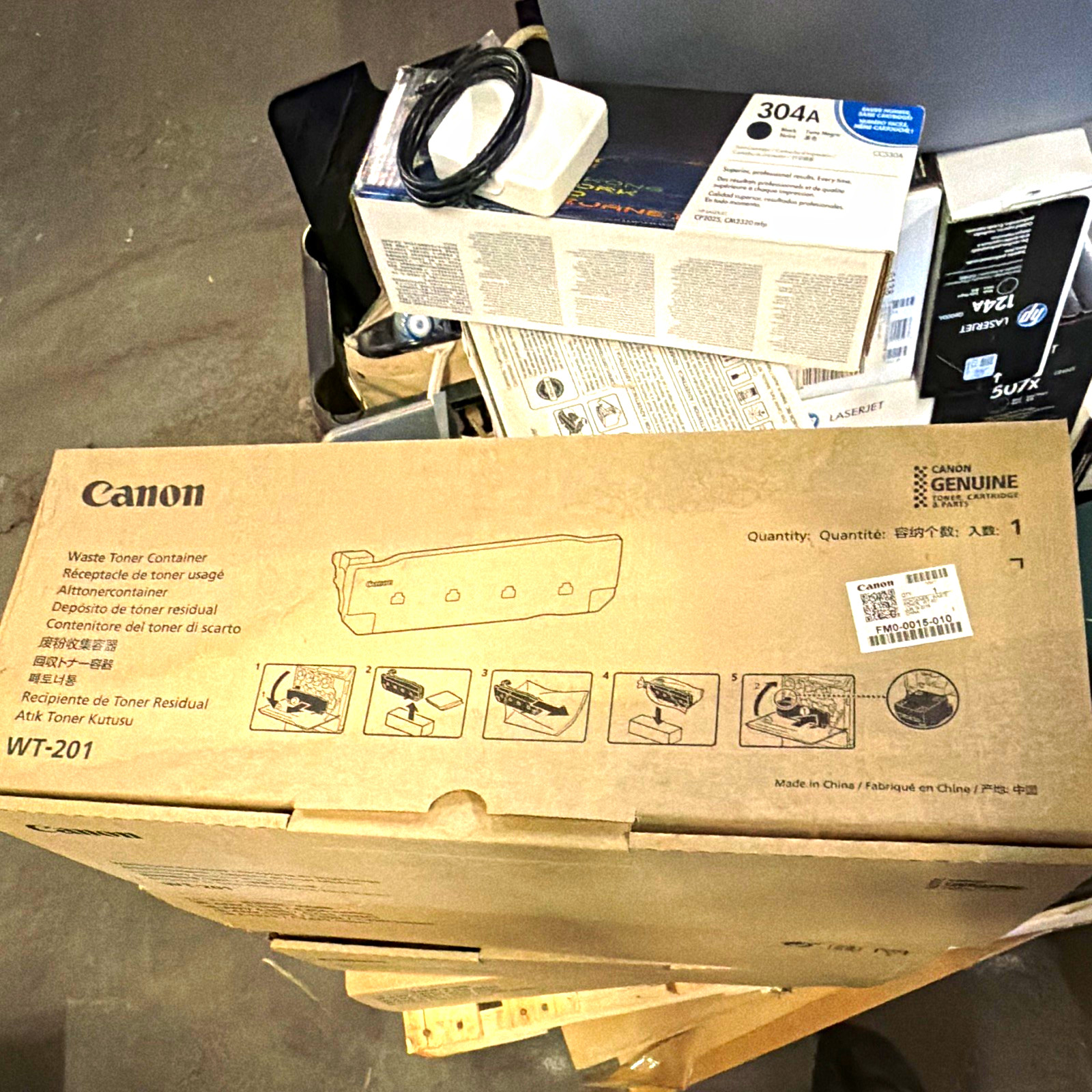 Canon WT-201 Genuine Waste Toner Container for Canon Printers