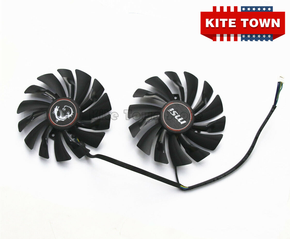 NEW 95mm 5 Pin Cooling Fan PLD10010S12HH for MSI GTX 970 980 Graphics Card