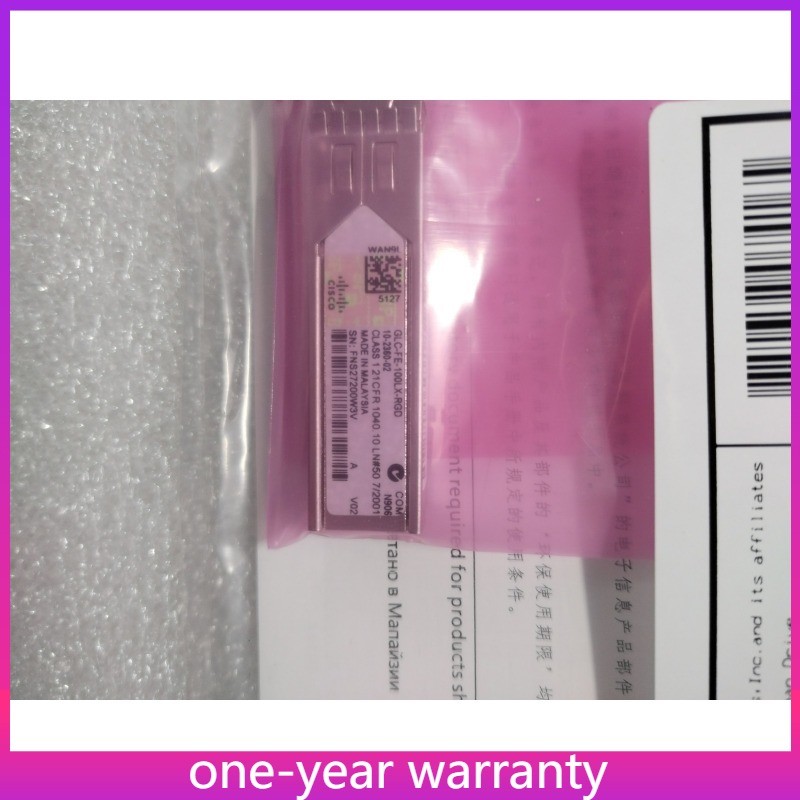 100BASE LX GLC-FE-100LX-RGD NEW Cisco 100BASE-LX 10km 1310nm SFP Transceive
