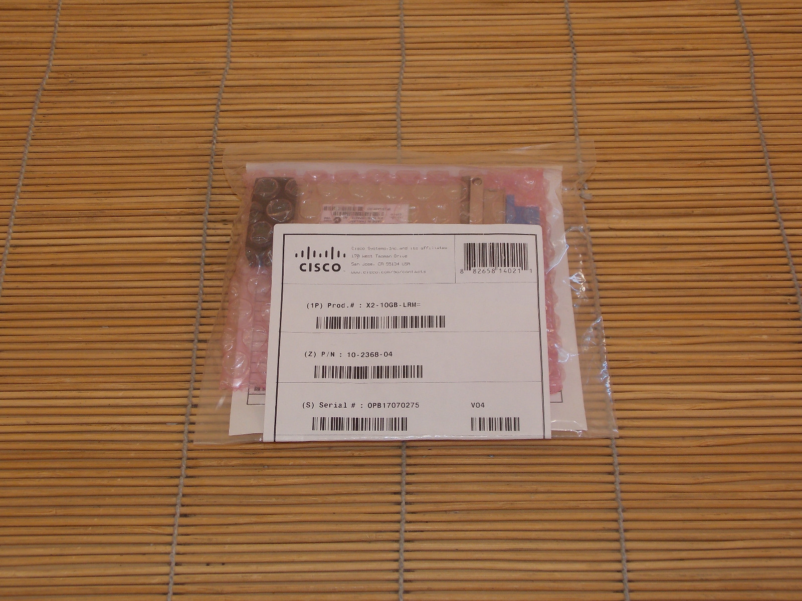 NEW Cisco X2-10GB-LRM in OPNEXT case 10GBASE-LR Vers. V04 Vier10-2368-04 New Original Packaging
