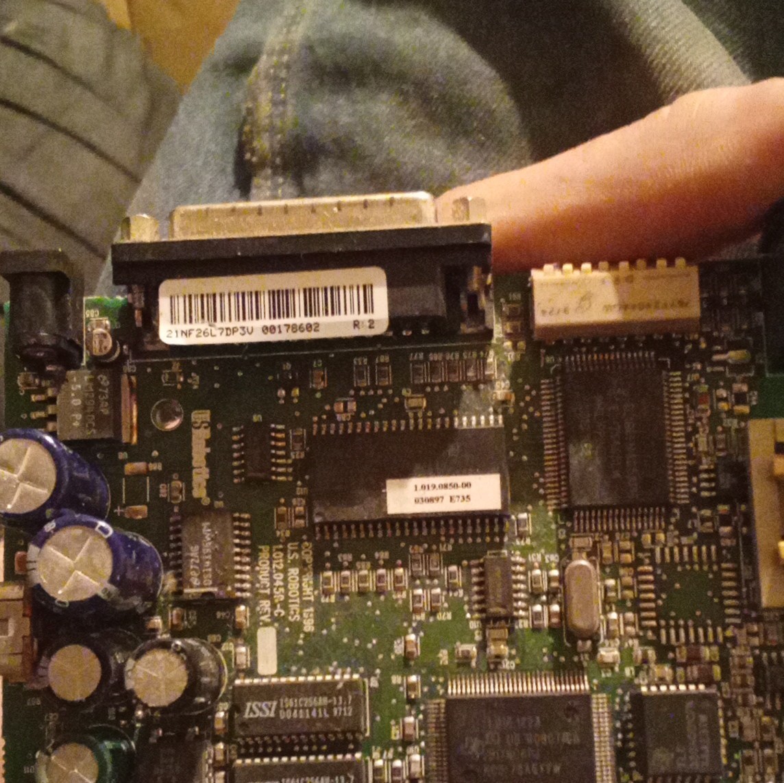U.S. Robotics Vintage Controller Card PCB MPN 1.012.0458-C Universal