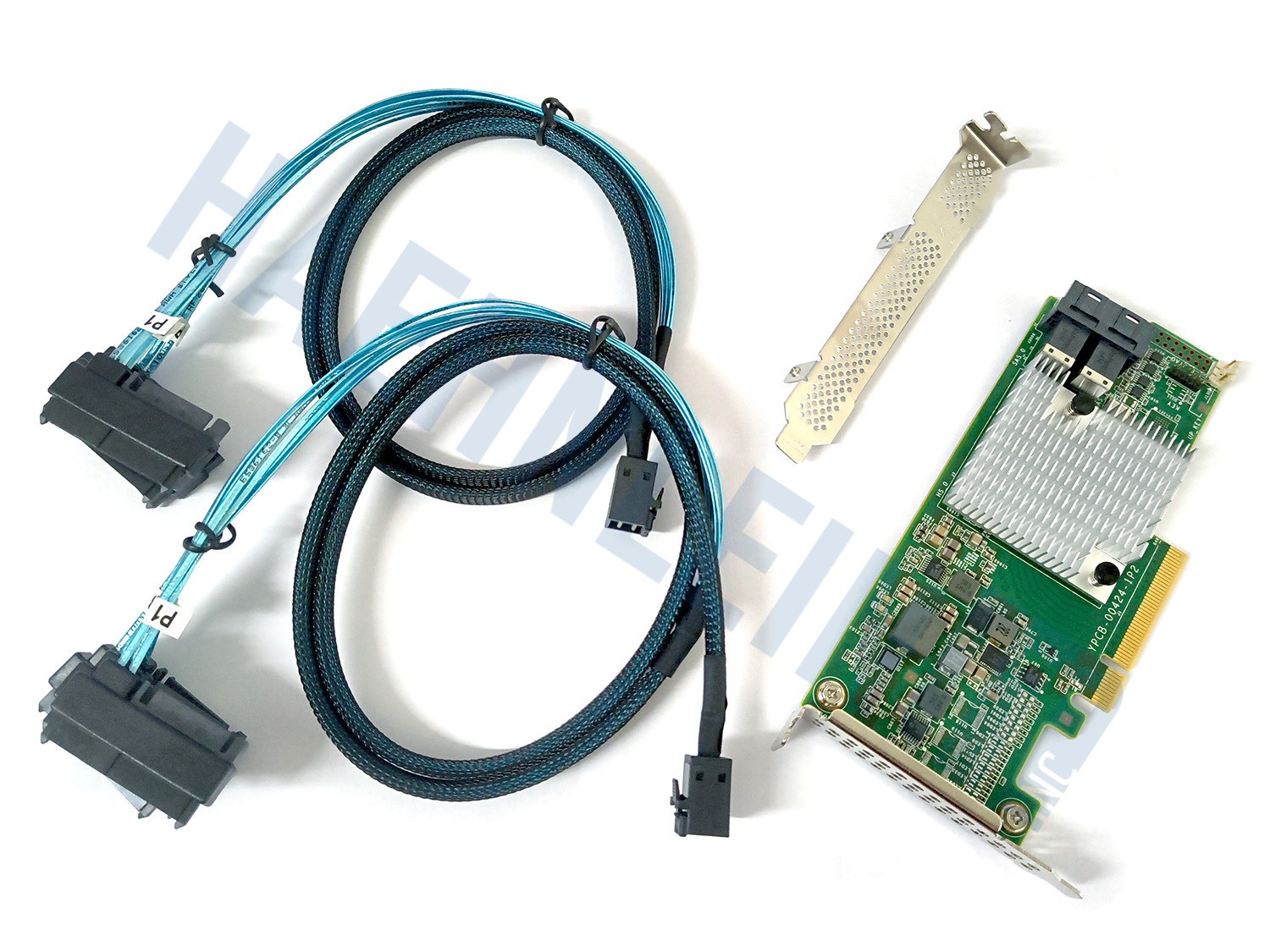 Inspur LSI 9300-8i SATA / SAS HBA Controller IT Mode 12Gb PCIe x8 + 2 SAS cables