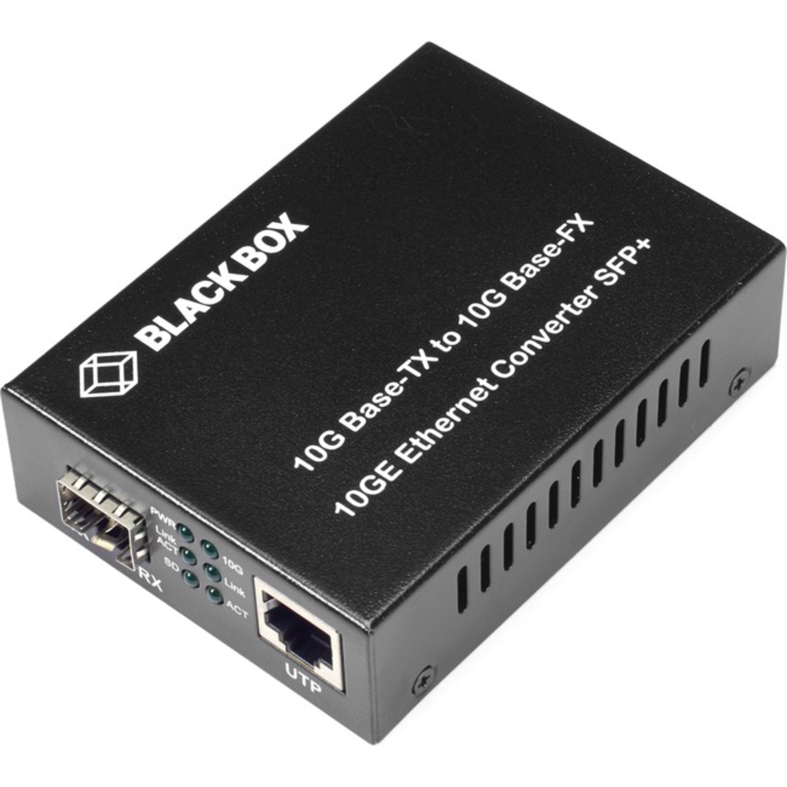 Black Box - LGC220A - Black Box 10GBASE-TX to 10GBASE-FX Media Converter - 1 x