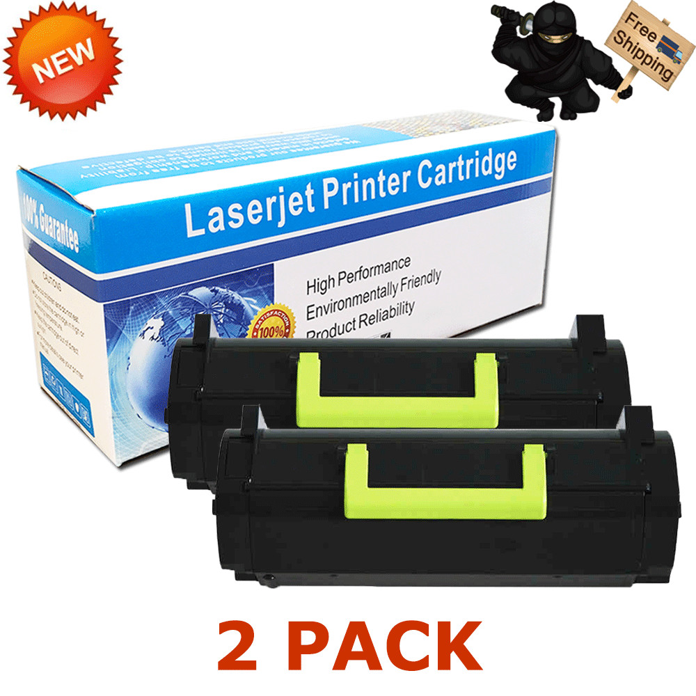 2 x High Yield Toner Cartridge for Dell S2830dn 593-BBYP 3RDYK GGCTW 8,500 Page