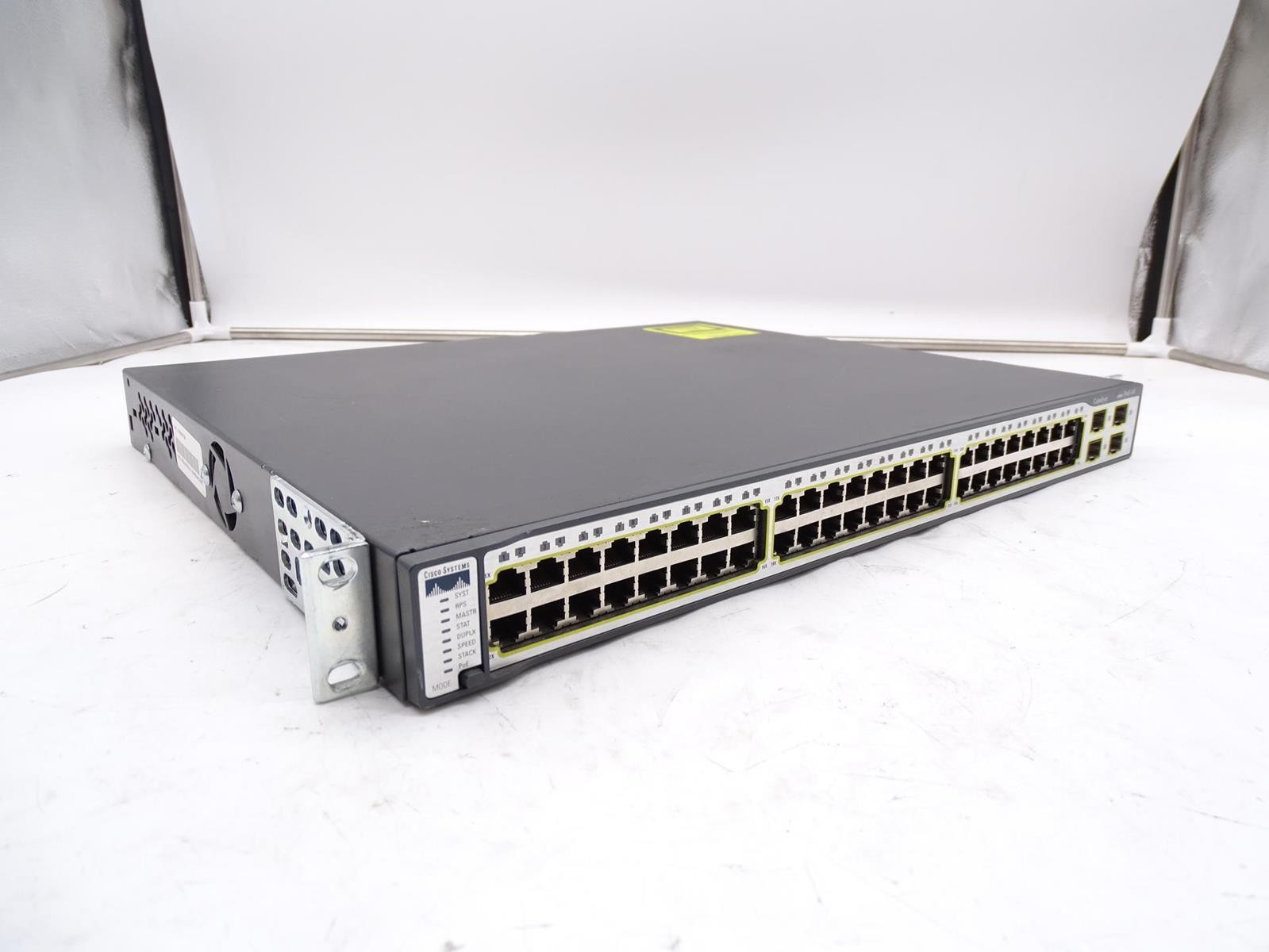 Cisco Catalyst WS-C3750-48PS-S 48-Port Rack Mountable Ethernet Switch