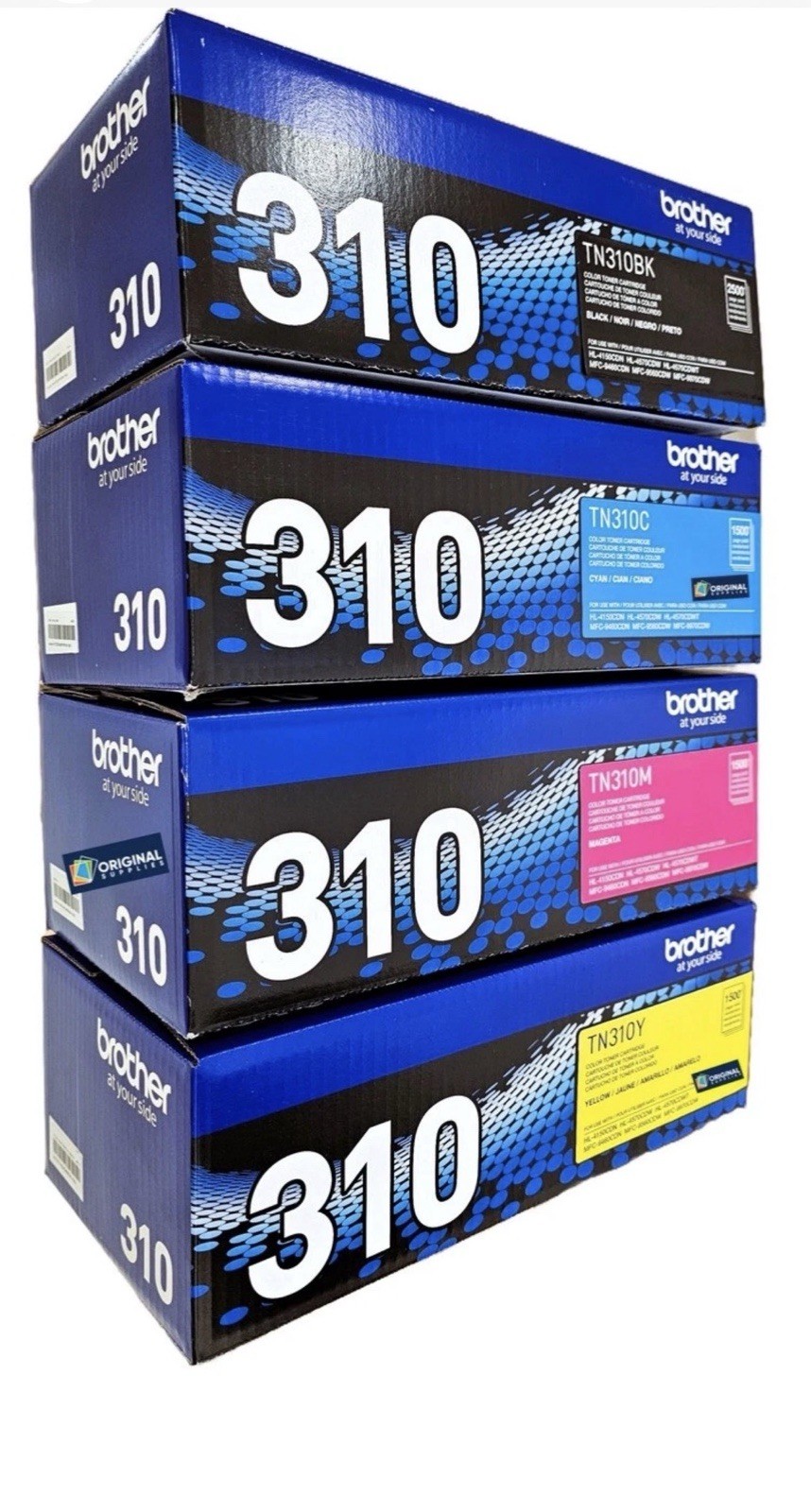 Brother TN310 Toner Set BK/C/M/Y Genuine HL-4570CDW MFC-9560CDW NEW Sealed