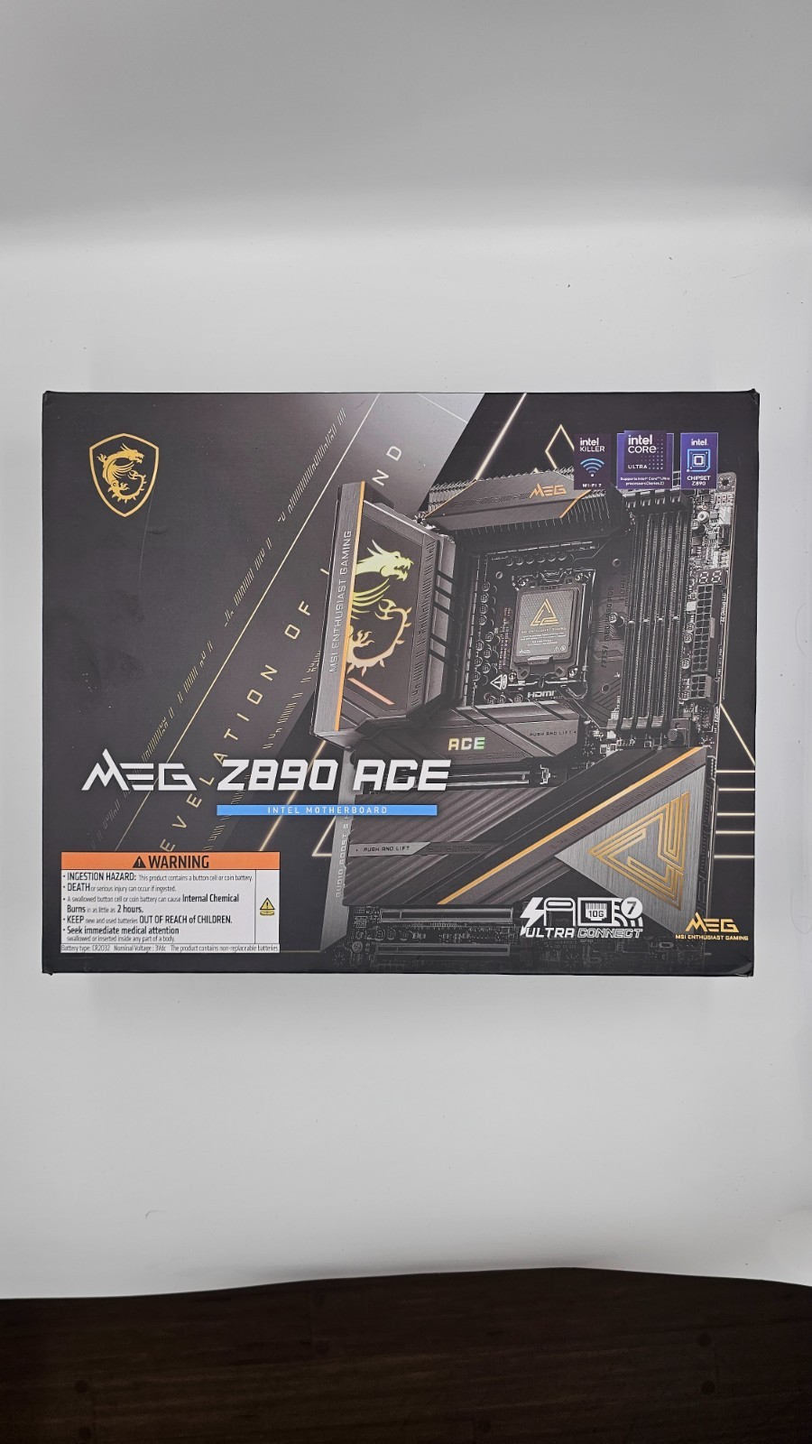 BOX ONLY - MSI MEG Z890 ACE LGA 1851 Intel Z890 SATA 6Gb/s ATX Motherboard