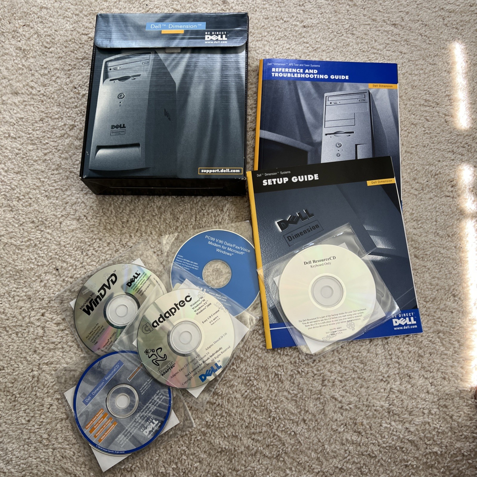 Dell Dimension Systems Setup, Reference/Troubleshooting Guide, Setup Discs 2000