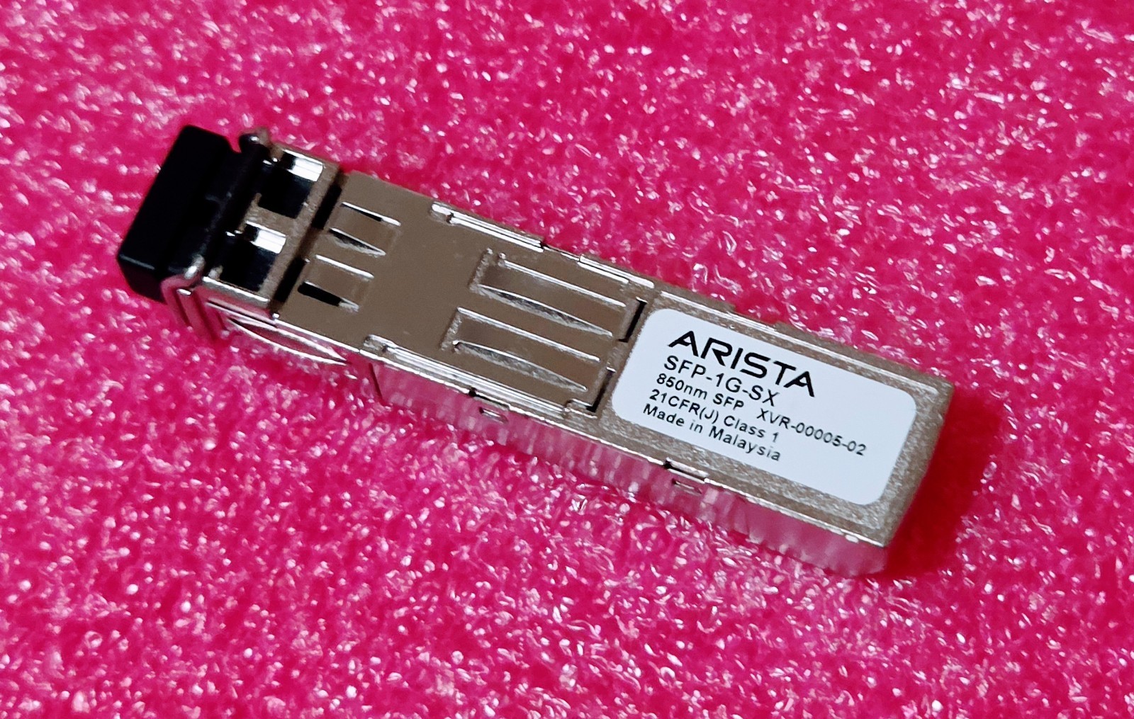 Arista SFP-1G-SX 1GE-SX SFP-SX LC 850nm MMF Optic Transceiver XVR-00005-02
